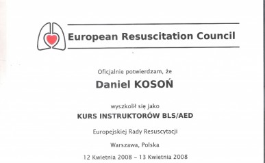 KURS PIERWSZEJ POMOCY